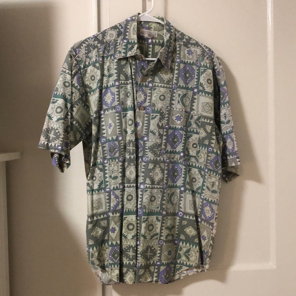 Short Sleeve Party Shirt Button Up
